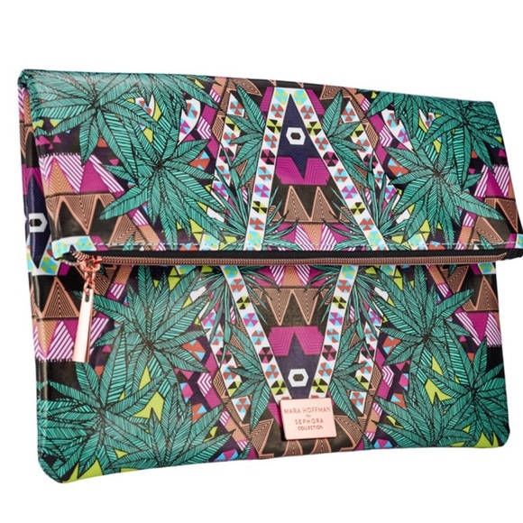 **LIMITED EDITION** Mara Hoffman for Sephora || Kaleidescape Fold Over Clutch - Picture 1 of 6
